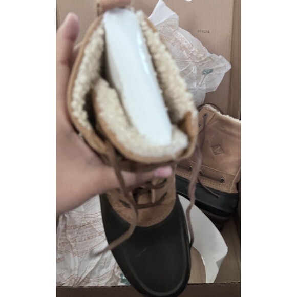 Sperry STS14179 Decoy Shearling Boot Fawn Men\'s Sz 11 M New *READ* main image 5